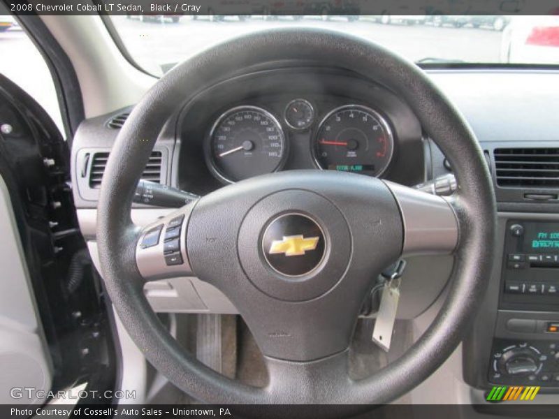 Black / Gray 2008 Chevrolet Cobalt LT Sedan