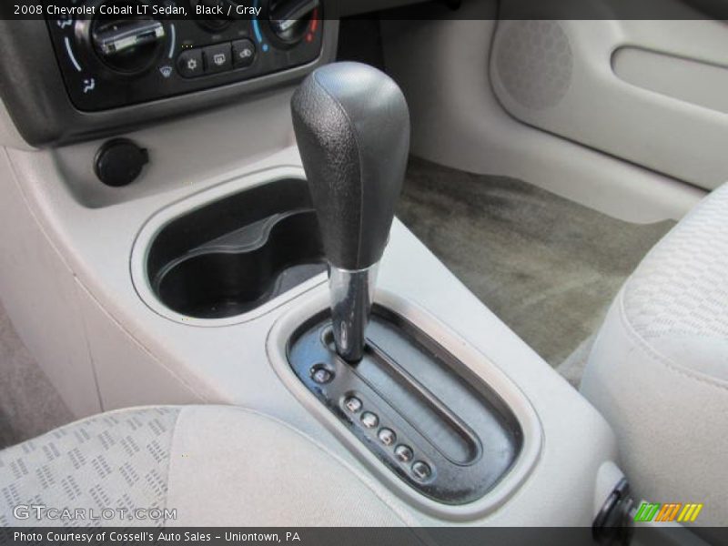 Black / Gray 2008 Chevrolet Cobalt LT Sedan