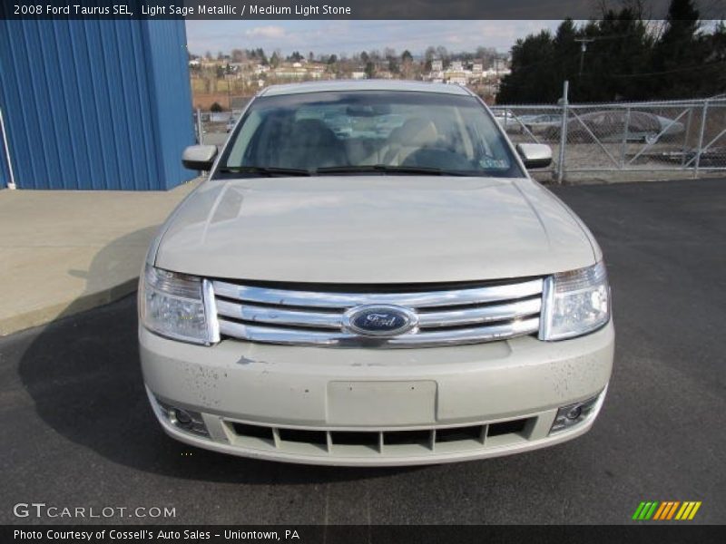 Light Sage Metallic / Medium Light Stone 2008 Ford Taurus SEL