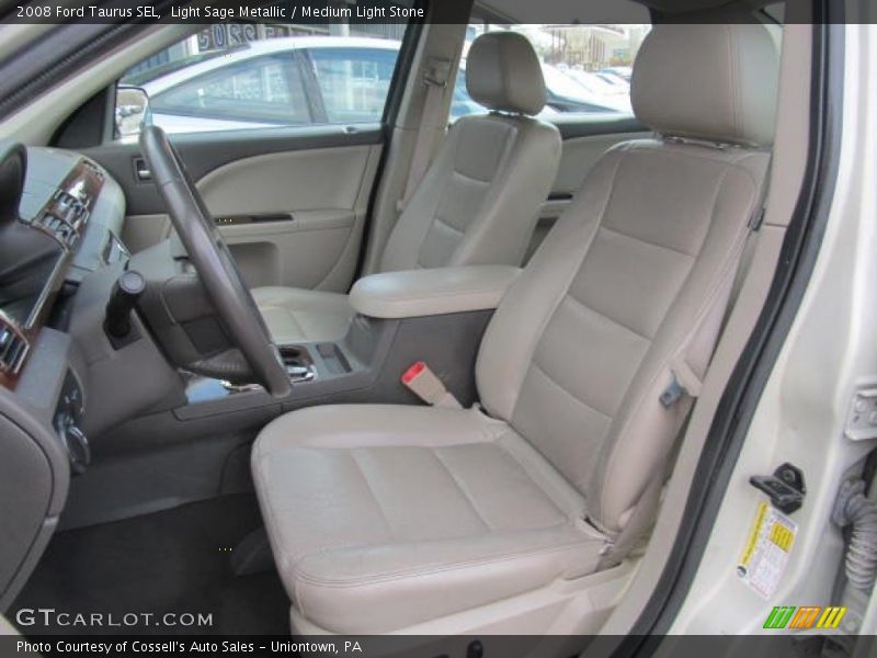 Front Seat of 2008 Taurus SEL