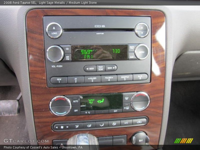 Light Sage Metallic / Medium Light Stone 2008 Ford Taurus SEL