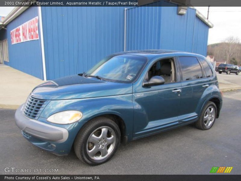 Aquamarine Metallic / Taupe/Pearl Beige 2001 Chrysler PT Cruiser Limited