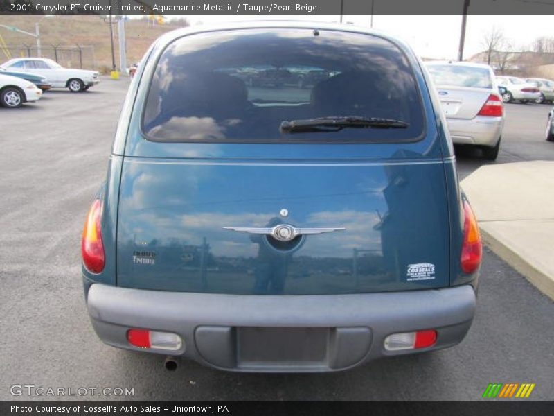 Aquamarine Metallic / Taupe/Pearl Beige 2001 Chrysler PT Cruiser Limited