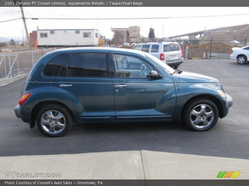 Aquamarine Metallic / Taupe/Pearl Beige 2001 Chrysler PT Cruiser Limited