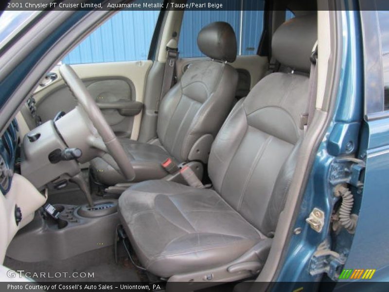 Aquamarine Metallic / Taupe/Pearl Beige 2001 Chrysler PT Cruiser Limited