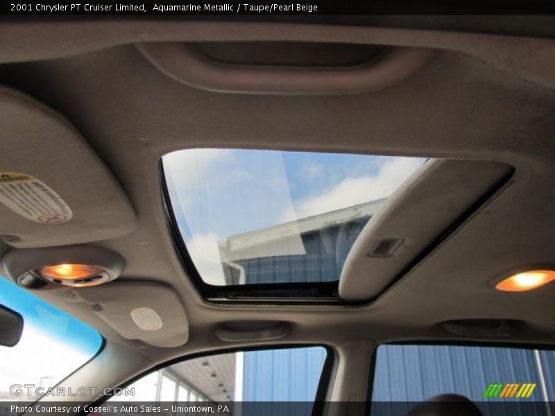 Aquamarine Metallic / Taupe/Pearl Beige 2001 Chrysler PT Cruiser Limited
