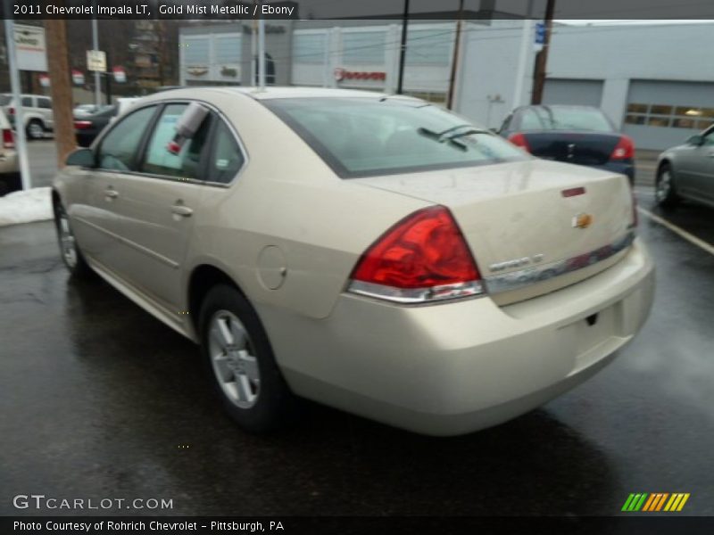 Gold Mist Metallic / Ebony 2011 Chevrolet Impala LT