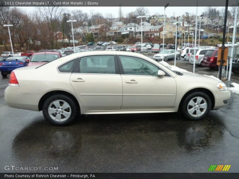 Gold Mist Metallic / Ebony 2011 Chevrolet Impala LT