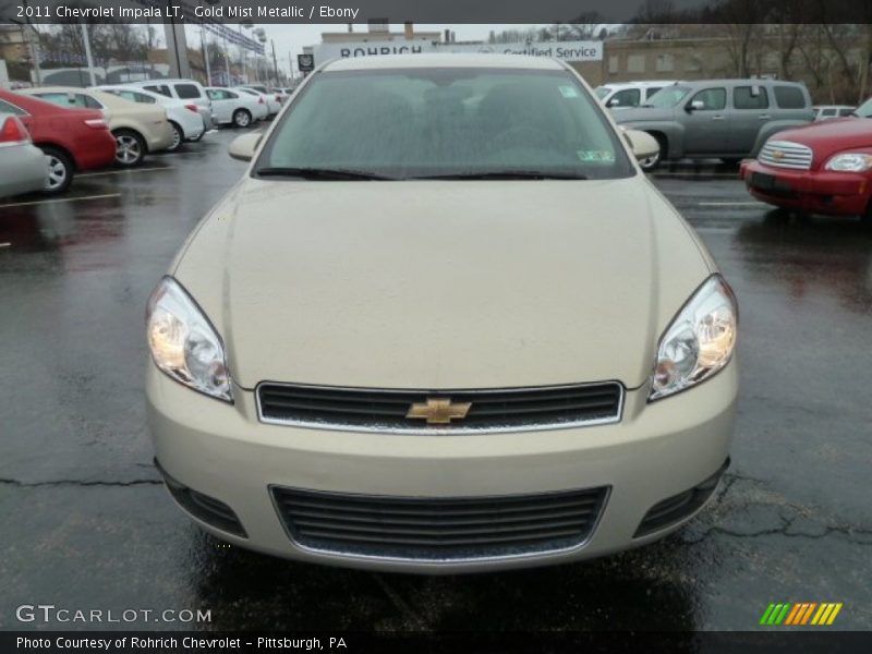 Gold Mist Metallic / Ebony 2011 Chevrolet Impala LT