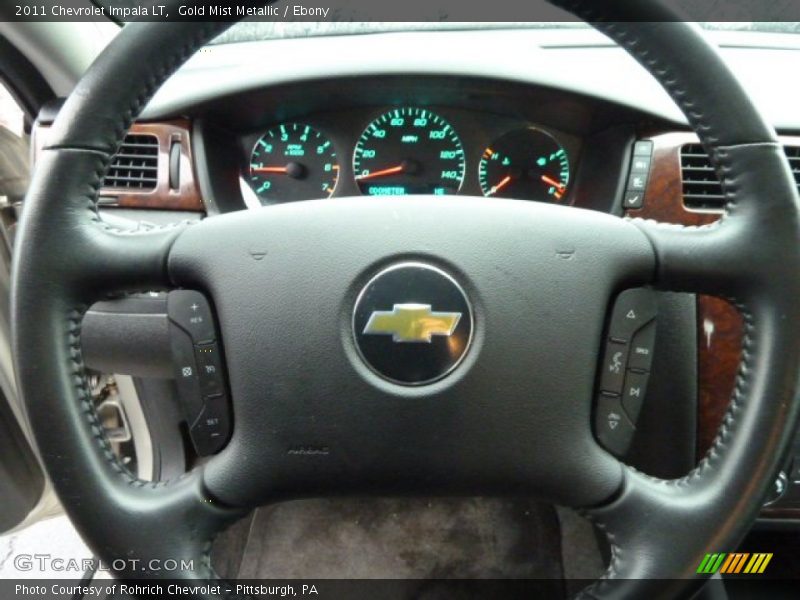 Gold Mist Metallic / Ebony 2011 Chevrolet Impala LT