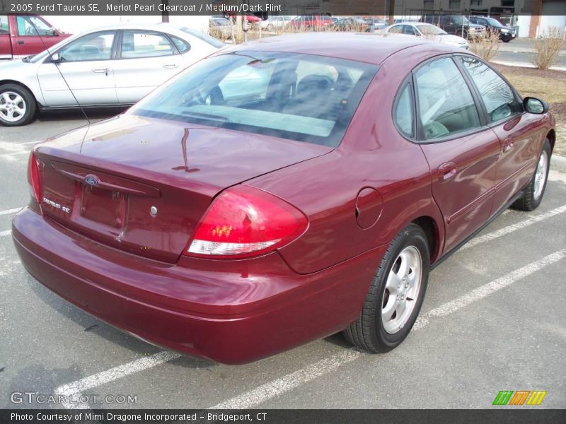 Merlot Pearl Clearcoat / Medium/Dark Flint 2005 Ford Taurus SE