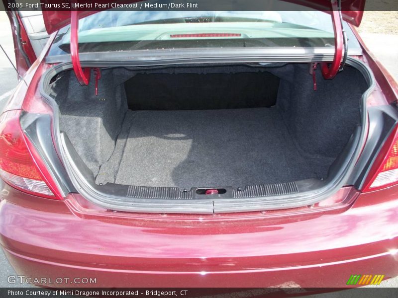 Merlot Pearl Clearcoat / Medium/Dark Flint 2005 Ford Taurus SE