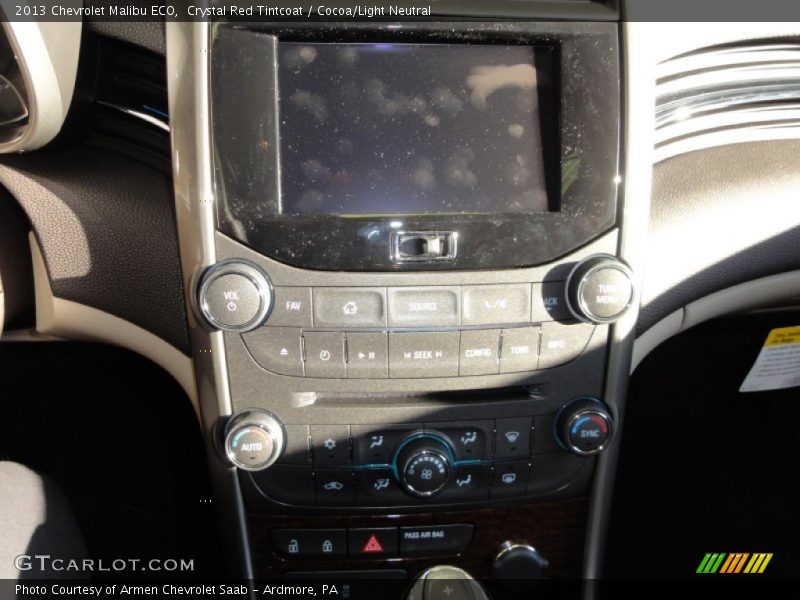 Crystal Red Tintcoat / Cocoa/Light Neutral 2013 Chevrolet Malibu ECO