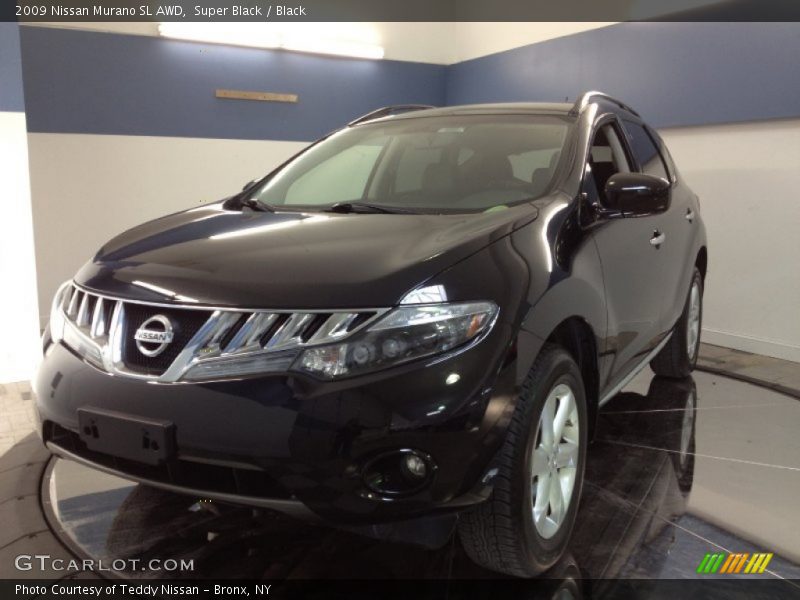Super Black / Black 2009 Nissan Murano SL AWD