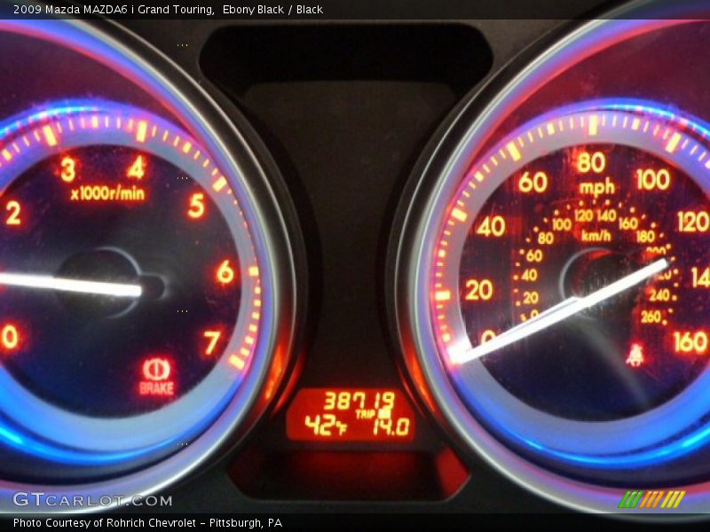 Ebony Black / Black 2009 Mazda MAZDA6 i Grand Touring