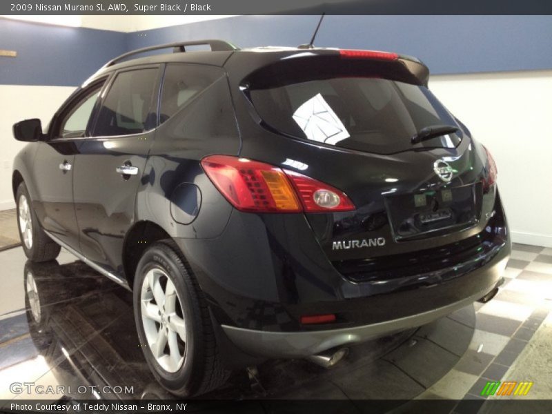 Super Black / Black 2009 Nissan Murano SL AWD