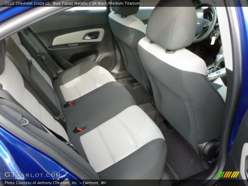 Blue Topaz Metallic / Jet Black/Medium Titanium 2012 Chevrolet Cruze LS