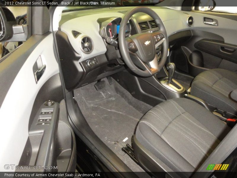 Black / Jet Black/Dark Titanium 2012 Chevrolet Sonic LT Sedan