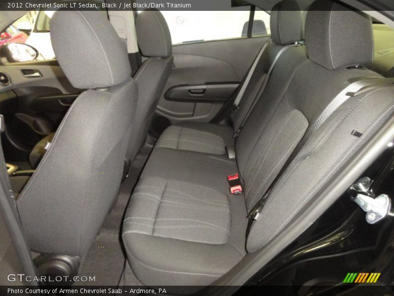 Black / Jet Black/Dark Titanium 2012 Chevrolet Sonic LT Sedan