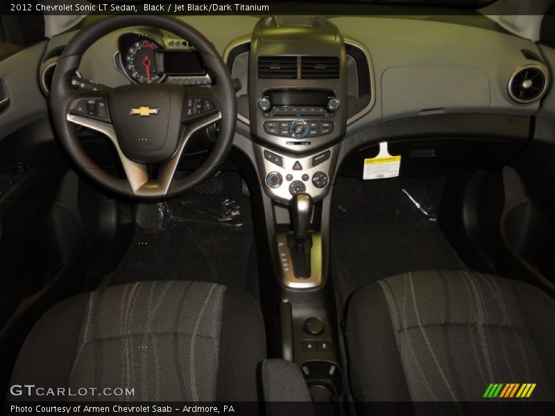 Black / Jet Black/Dark Titanium 2012 Chevrolet Sonic LT Sedan