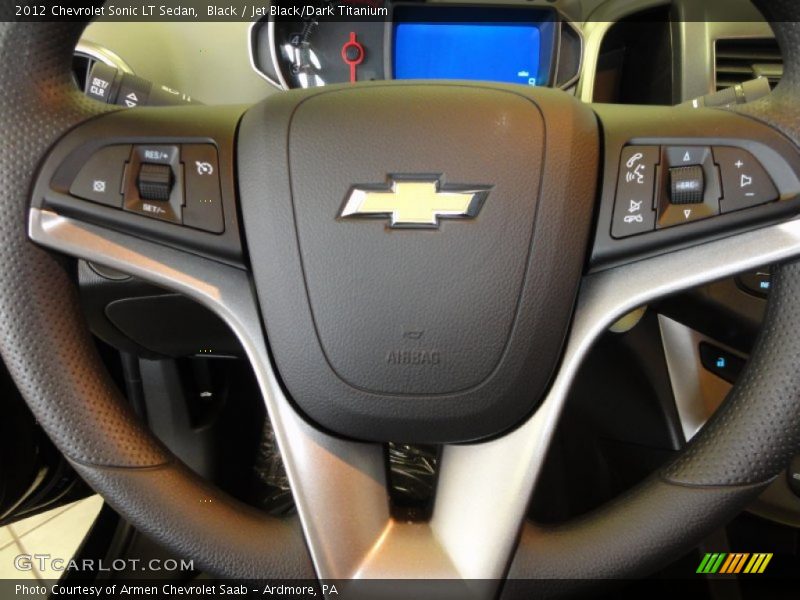 Black / Jet Black/Dark Titanium 2012 Chevrolet Sonic LT Sedan