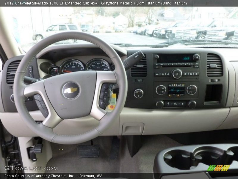 Graystone Metallic / Light Titanium/Dark Titanium 2012 Chevrolet Silverado 1500 LT Extended Cab 4x4