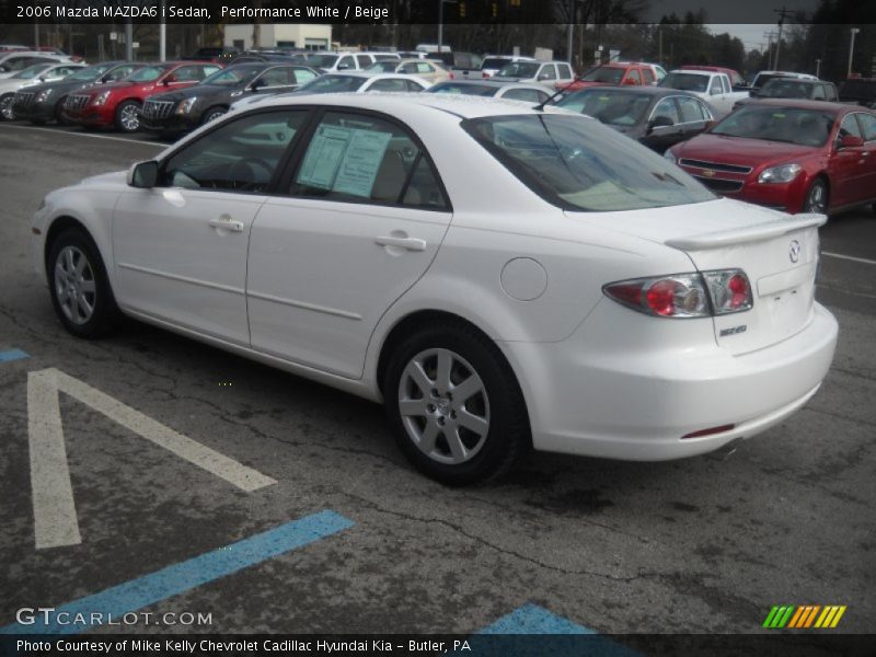 Performance White / Beige 2006 Mazda MAZDA6 i Sedan