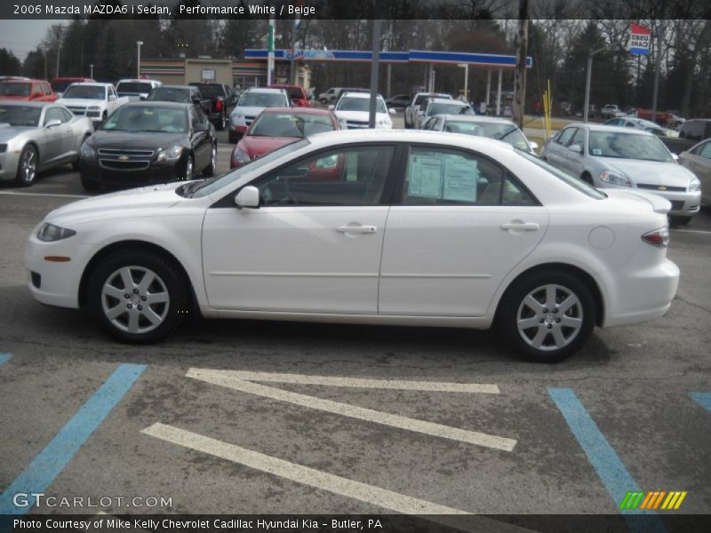 Performance White / Beige 2006 Mazda MAZDA6 i Sedan