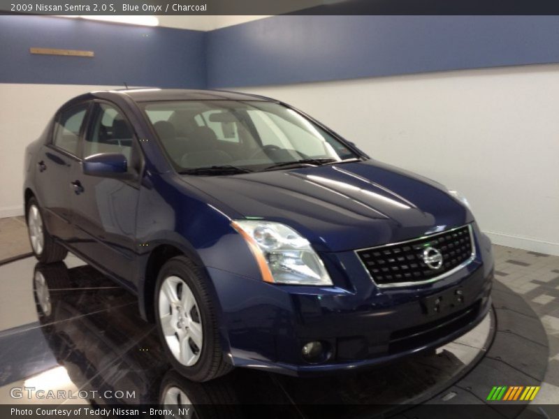 Blue Onyx / Charcoal 2009 Nissan Sentra 2.0 S
