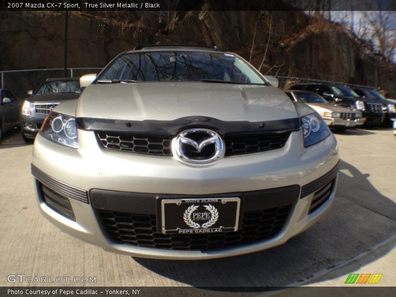 True Silver Metallic / Black 2007 Mazda CX-7 Sport