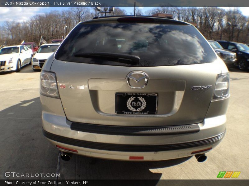 True Silver Metallic / Black 2007 Mazda CX-7 Sport