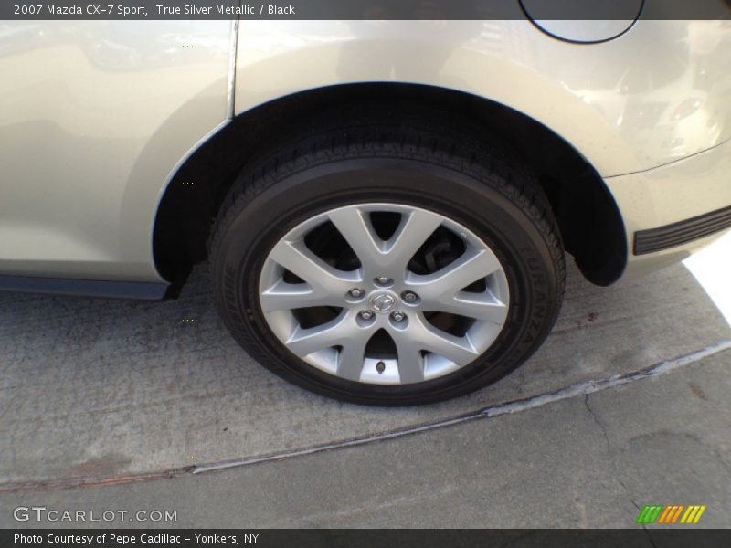True Silver Metallic / Black 2007 Mazda CX-7 Sport