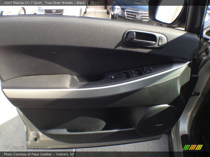 True Silver Metallic / Black 2007 Mazda CX-7 Sport