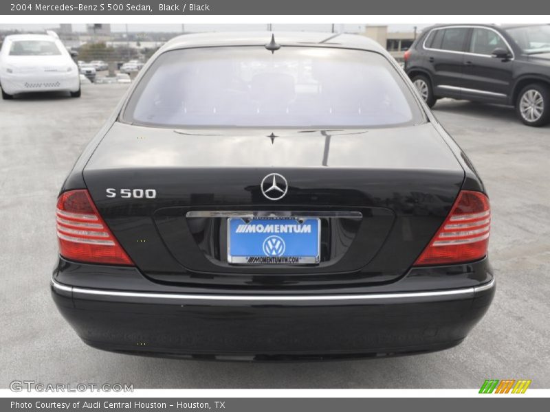 Black / Black 2004 Mercedes-Benz S 500 Sedan