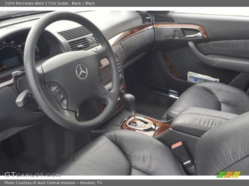 Black / Black 2004 Mercedes-Benz S 500 Sedan