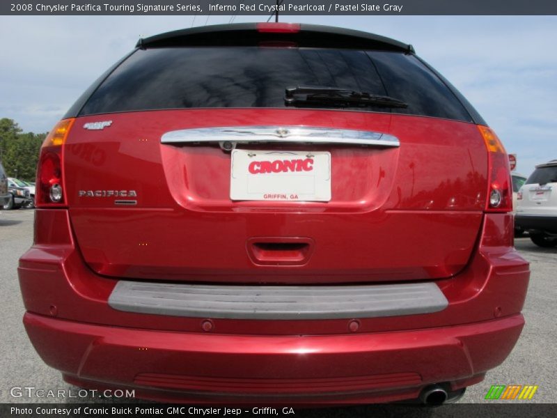 Inferno Red Crystal Pearlcoat / Pastel Slate Gray 2008 Chrysler Pacifica Touring Signature Series