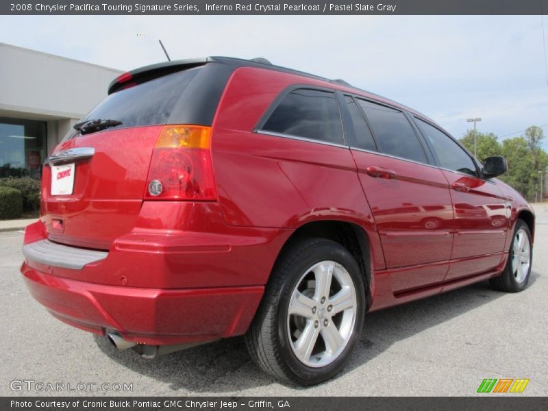 Inferno Red Crystal Pearlcoat / Pastel Slate Gray 2008 Chrysler Pacifica Touring Signature Series