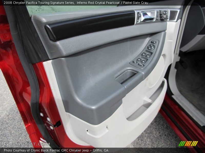 Inferno Red Crystal Pearlcoat / Pastel Slate Gray 2008 Chrysler Pacifica Touring Signature Series