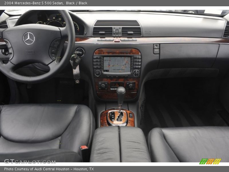 Black / Black 2004 Mercedes-Benz S 500 Sedan