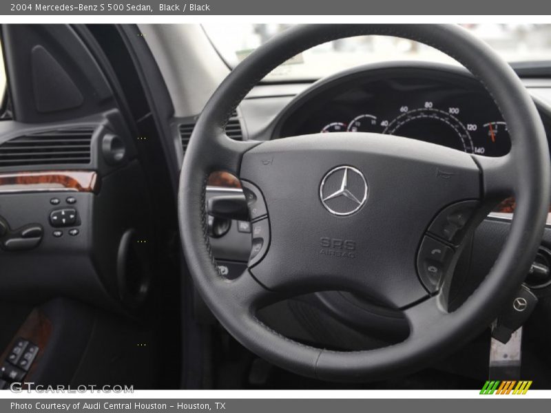 Black / Black 2004 Mercedes-Benz S 500 Sedan