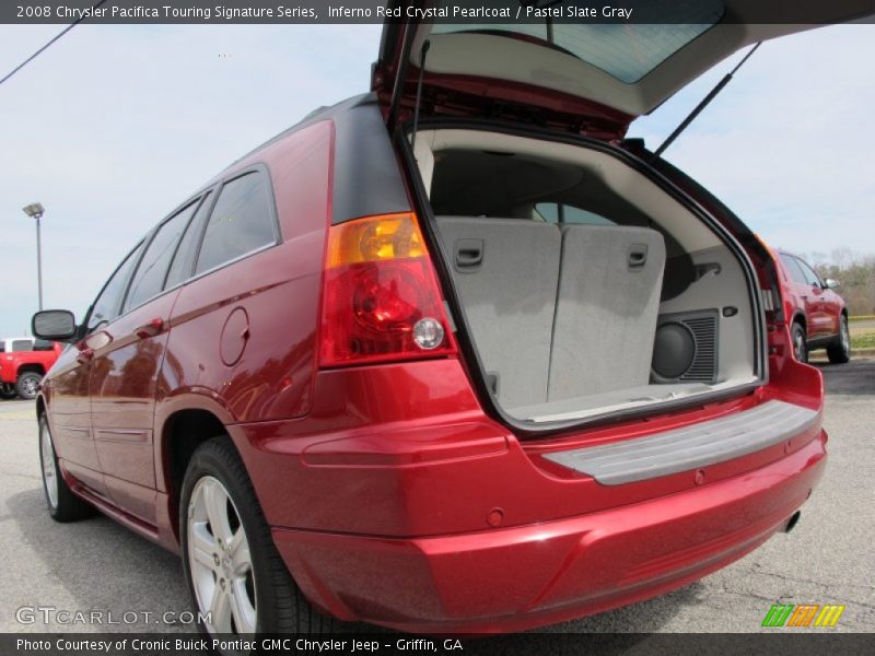 Inferno Red Crystal Pearlcoat / Pastel Slate Gray 2008 Chrysler Pacifica Touring Signature Series