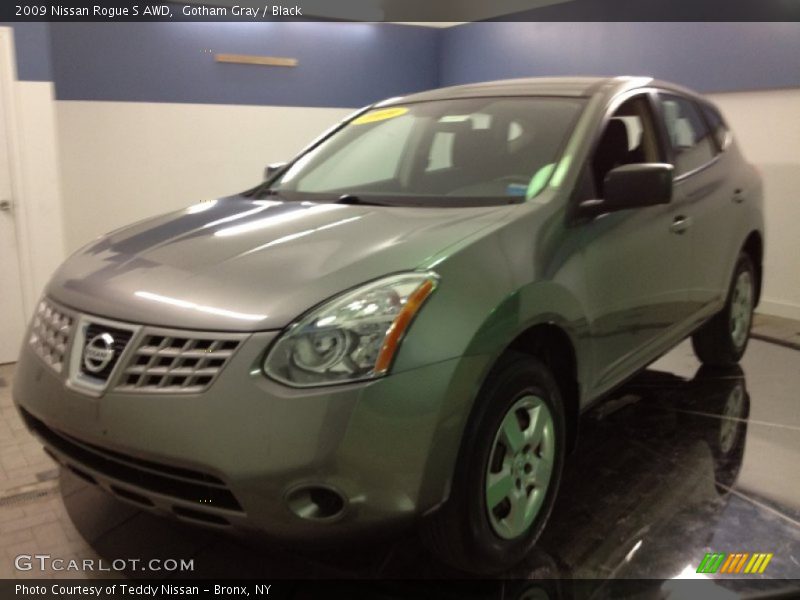 Gotham Gray / Black 2009 Nissan Rogue S AWD