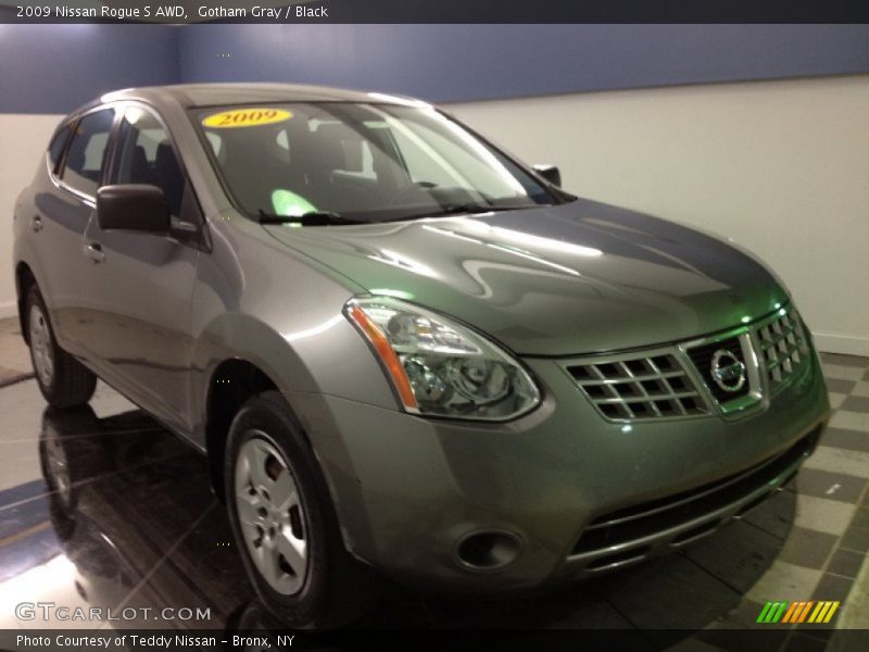 Gotham Gray / Black 2009 Nissan Rogue S AWD