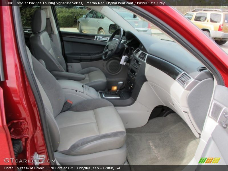 Inferno Red Crystal Pearlcoat / Pastel Slate Gray 2008 Chrysler Pacifica Touring Signature Series