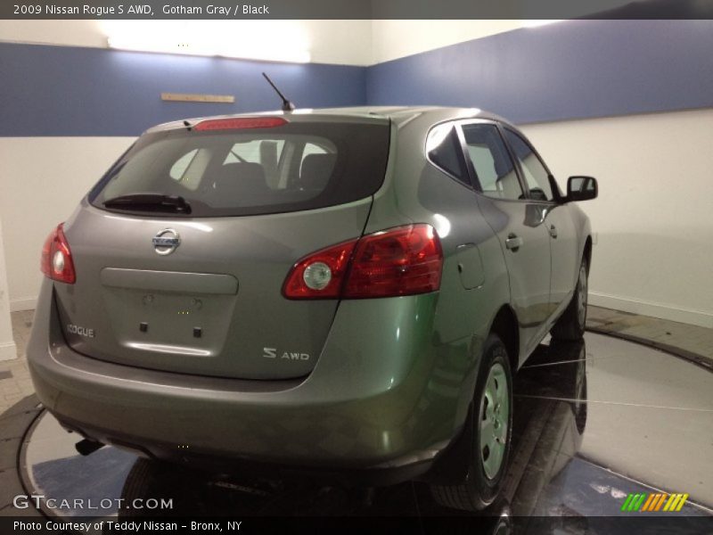 Gotham Gray / Black 2009 Nissan Rogue S AWD