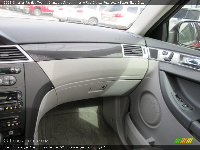 Inferno Red Crystal Pearlcoat / Pastel Slate Gray 2008 Chrysler Pacifica Touring Signature Series