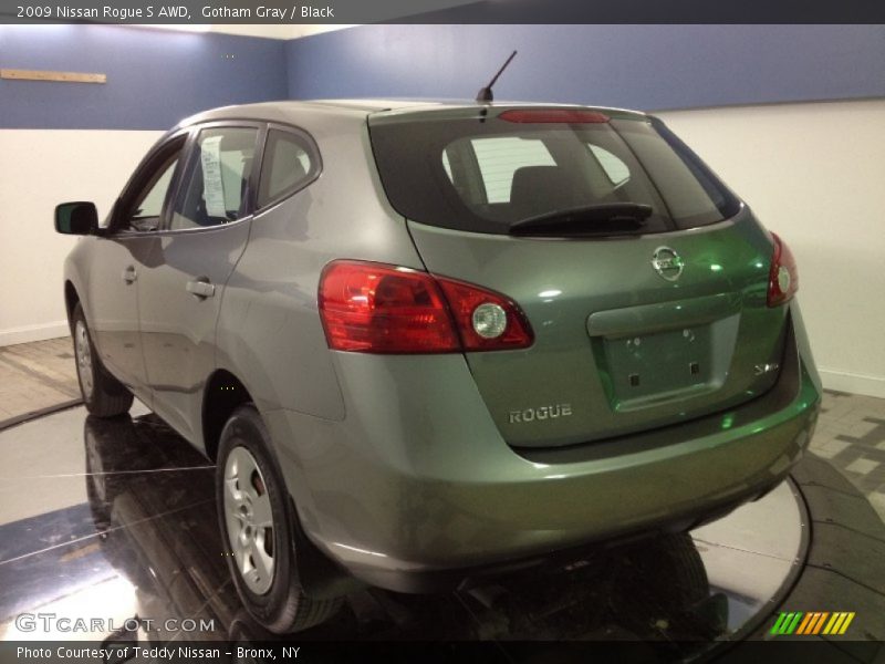 Gotham Gray / Black 2009 Nissan Rogue S AWD