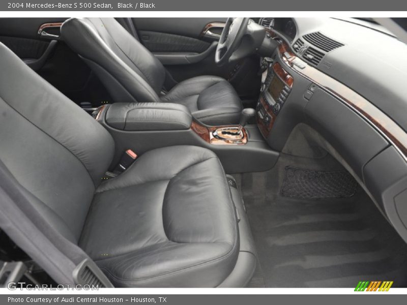 Black / Black 2004 Mercedes-Benz S 500 Sedan