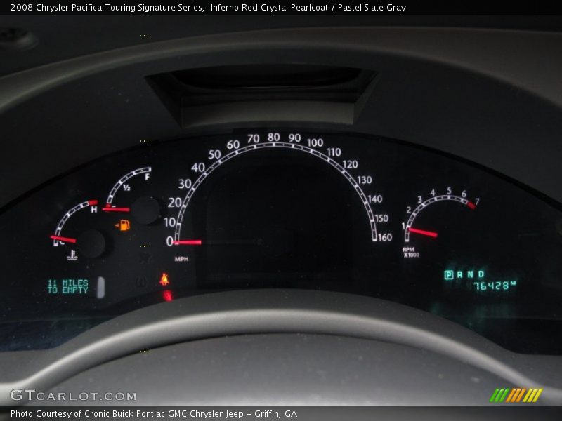 Inferno Red Crystal Pearlcoat / Pastel Slate Gray 2008 Chrysler Pacifica Touring Signature Series