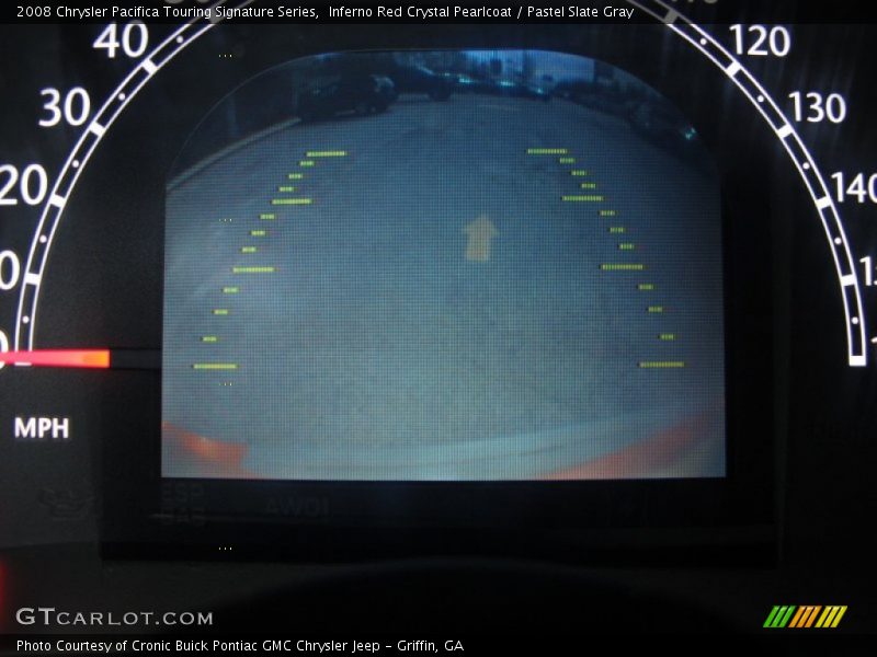 Inferno Red Crystal Pearlcoat / Pastel Slate Gray 2008 Chrysler Pacifica Touring Signature Series